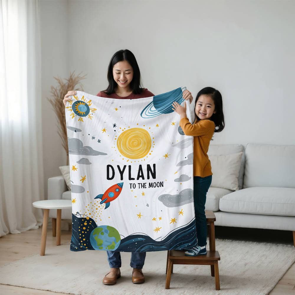 Space Mink Touch Fleece Blanket,