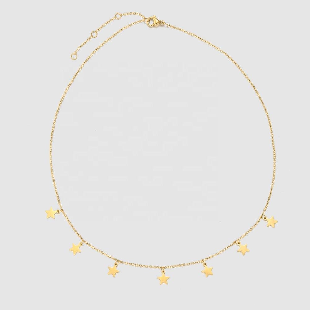 14K Gold Star Pendant Necklace, Small star necklace, Tiny star necklace, dainty star necklace, Star Pendant, Anniversary birthday Gift