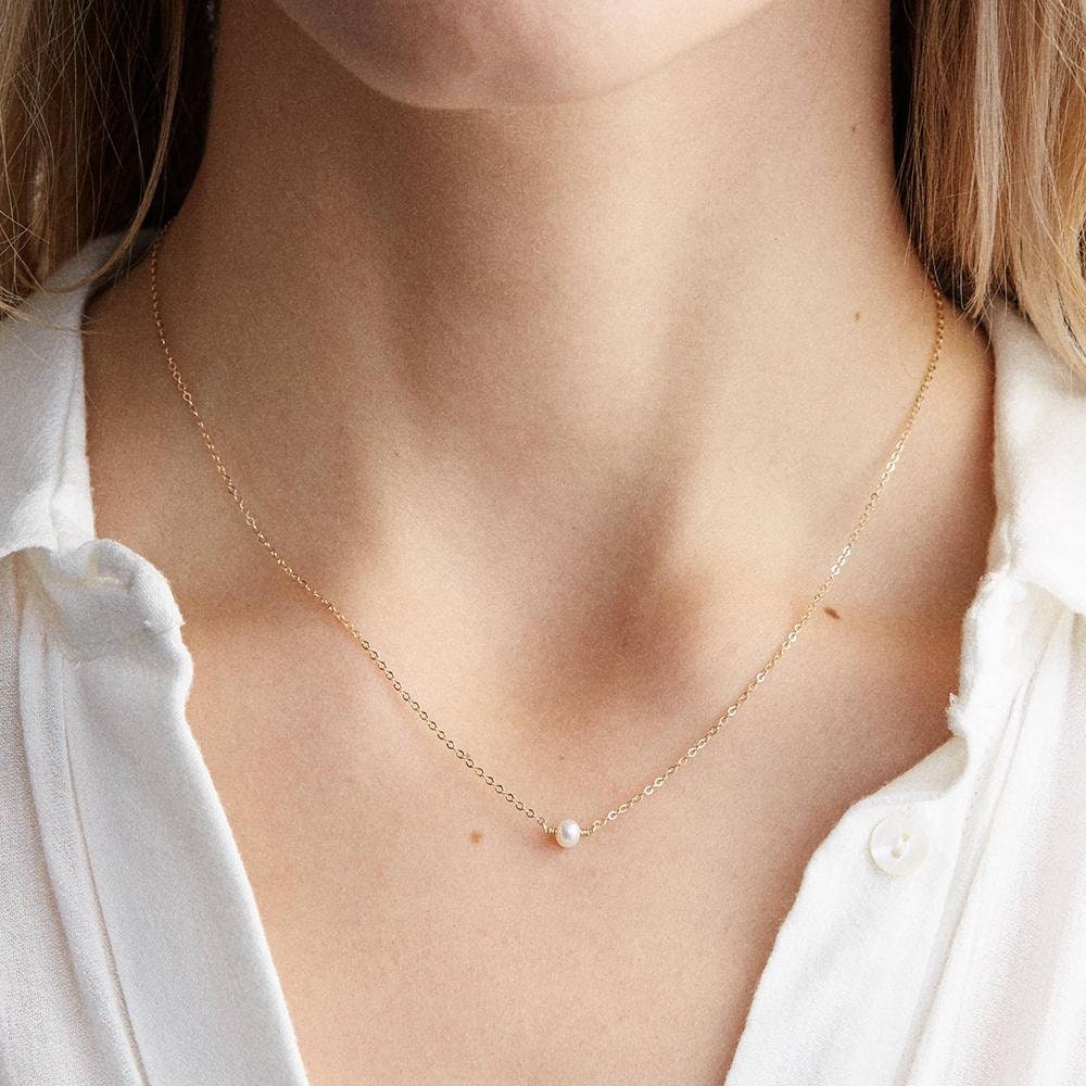 Fashion Necklace, Women Necklace, Layered Chain, Necklace for Woman, Gold Necklace, Silver Necklace, Chain Pearl Necklace, Jewelry for