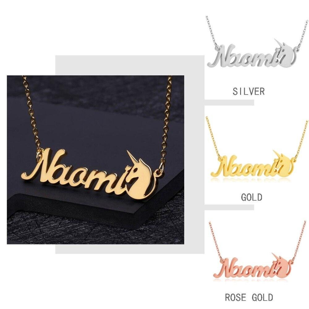Personalized Name Necklaces Pendants For Women Stainless Steel Pendants For Men Jewelry Customized Gift Customized Necklaces