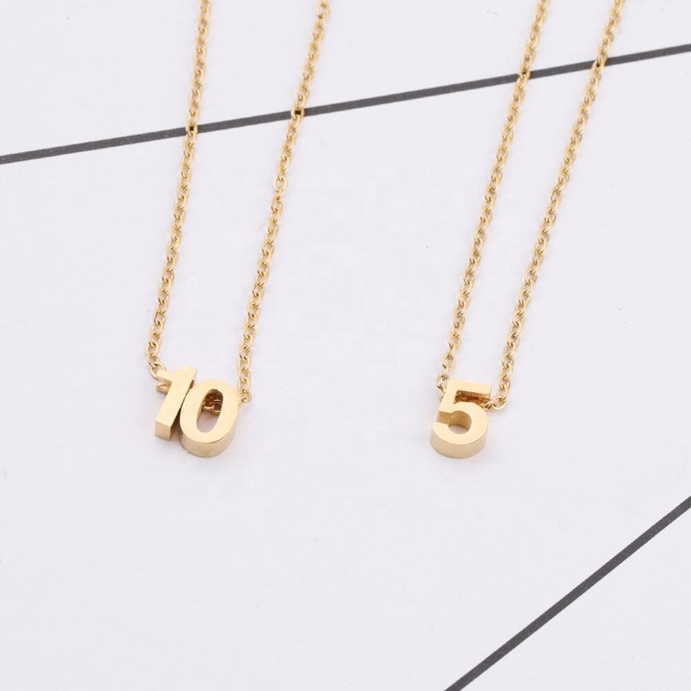 0-9, Initials Number, Number Pendant, Fine Jewelry, Women Jewelry, Fashion Necklace, Girl Accessories, Fashion Jewelry, Anniversary