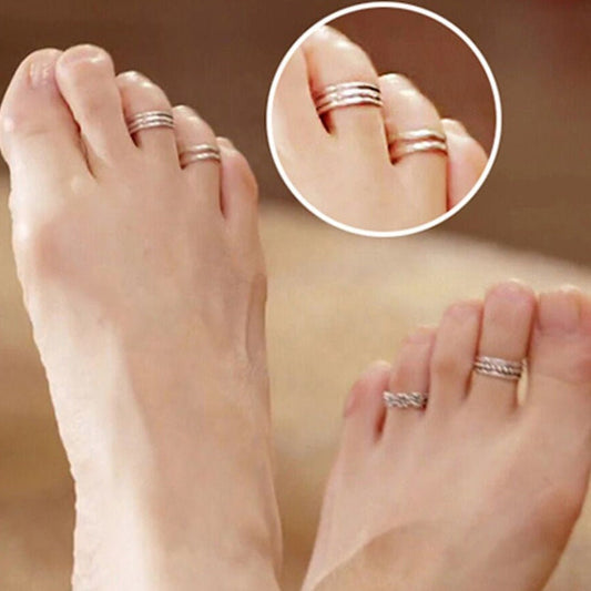 Adjustable Toe Open Rings For Women Vintage Open Toe Rings Open Adjustable Circle Toe Ring Round Shaped Open Resizable Finger Ring