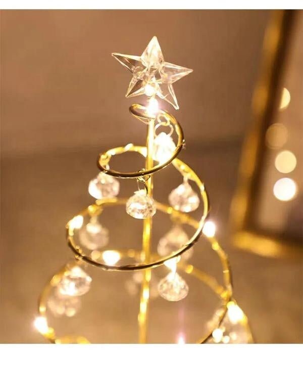 Christmas Tree LED Light Christmas Gift For Women Men Christmas Tree Night Light Decoration Lamp Christmas Decorative Led Light Table Lamp