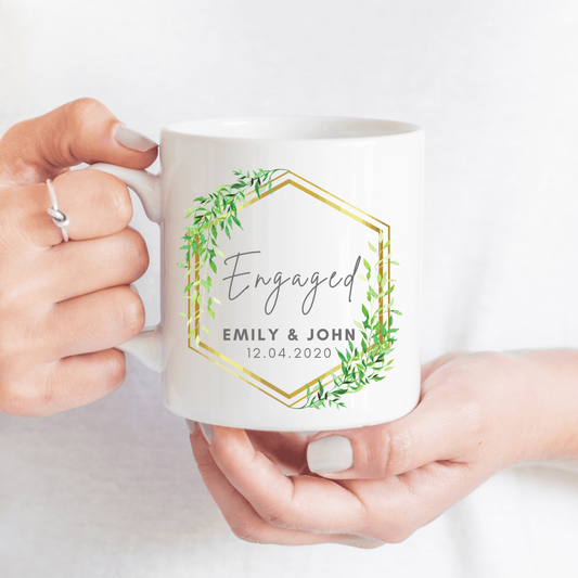 Custom Engagement Mug, Engagement Gift, Newly Engaged, Bride To Be Gift, Bride Gift, Future Mrs Mug, Future Mrs Gift