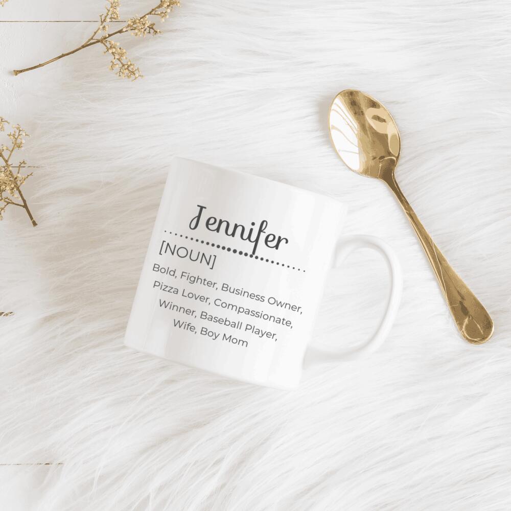 Custom Name Mug, Definition Name Mug, Personalized Best Friend Gift, For him, For her,  BFF, Valentine Day