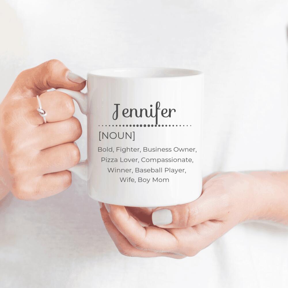 Custom Name Mug, Definition Name Mug, Personalized Best Friend Gift, For him, For her,  BFF, Valentine Day