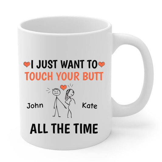 Customized Funny Anniversary Mug Gift, Boyfriend, Girlfriend, Wife, Husband, Newlyweds, Valentine Gift