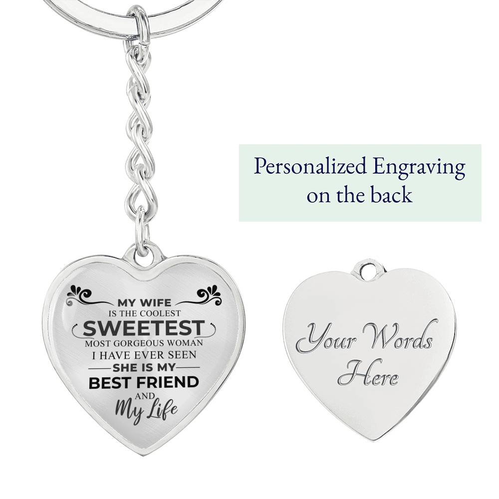 Sweetest Hearts Keychain