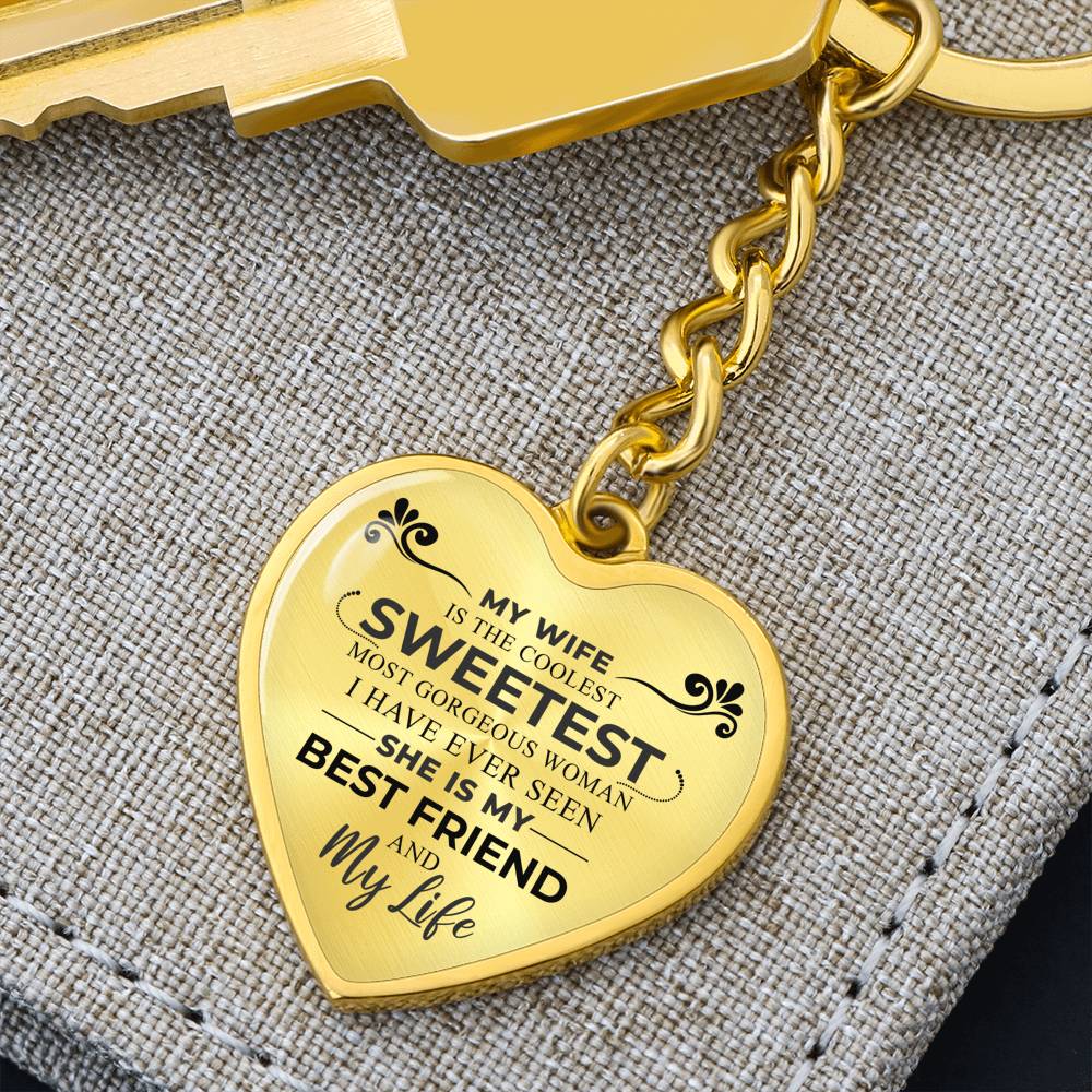 Sweetest Hearts Keychain
