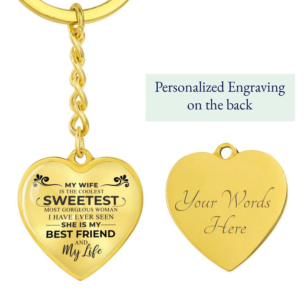 Sweetest Hearts Keychain