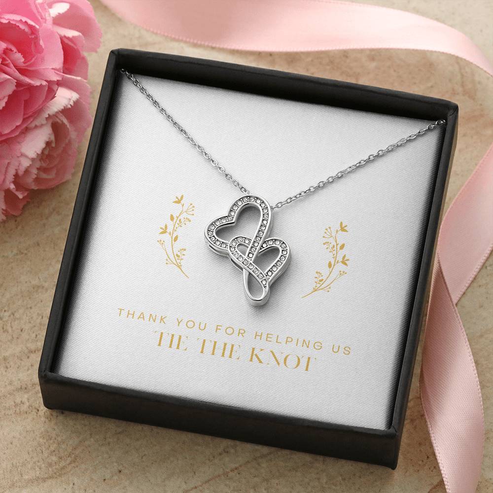 Thank You Gift Necklace To My True Friend Thanks for Support Appreciation Heart Pendent