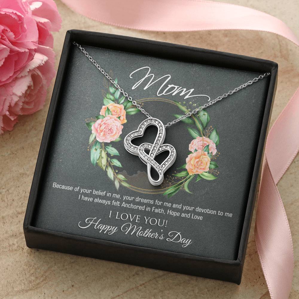 Mother Day, Heart Necklace Gift, Mother Gift, Gifts for mom, Mother Day Gifts for wife.