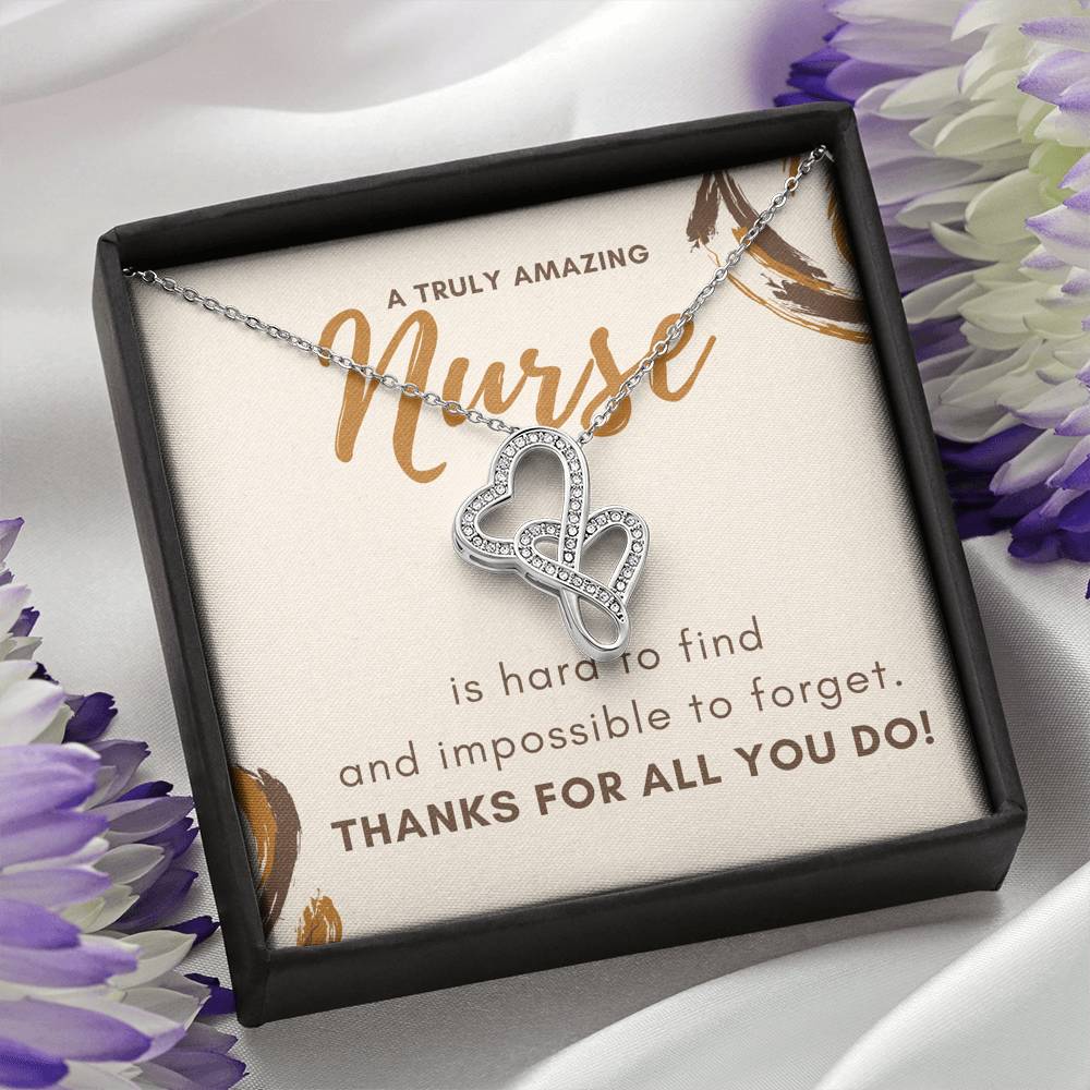 Heart Necklace Dainty Medical Pendent Gift For Nurse