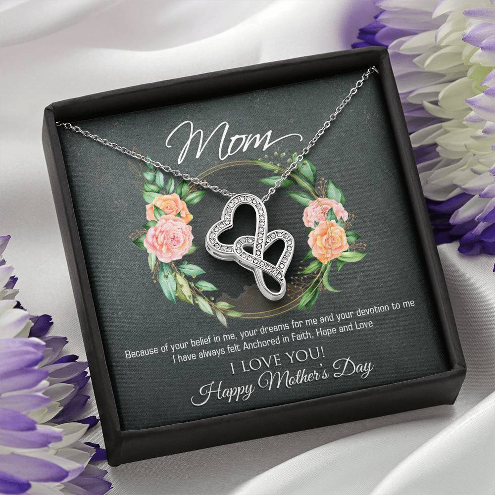 Mother Day, Heart Necklace Gift, Mother Gift, Gifts for mom, Mother Day Gifts for wife.