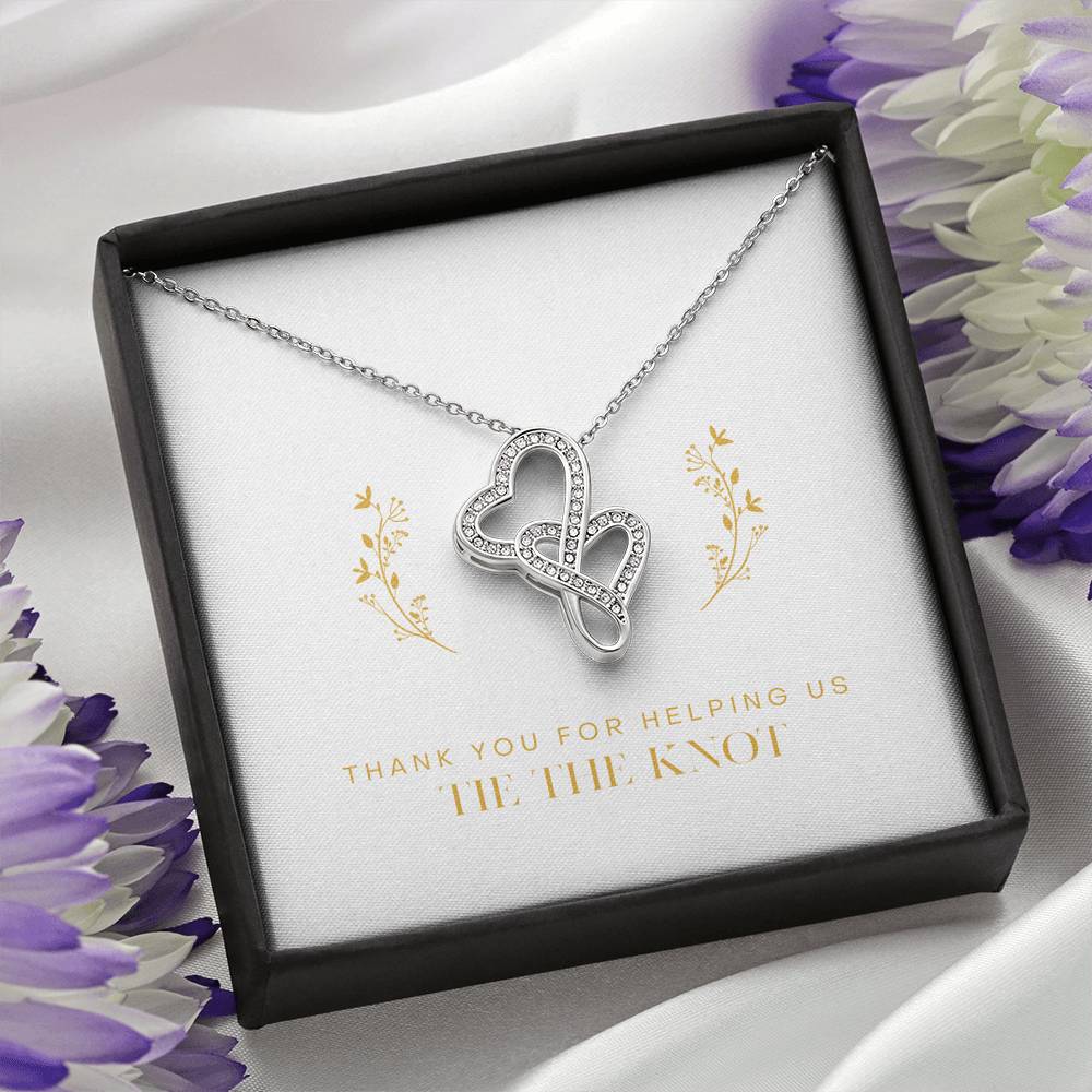 Thank You Gift Necklace To My True Friend Thanks for Support Appreciation Heart Pendent