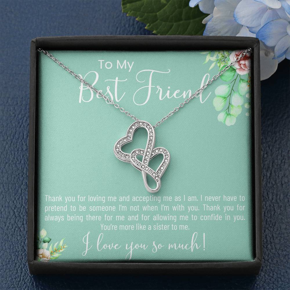 Personalized Friendship Heart Pendent To My Best Friend On Her Wedding Ceremony