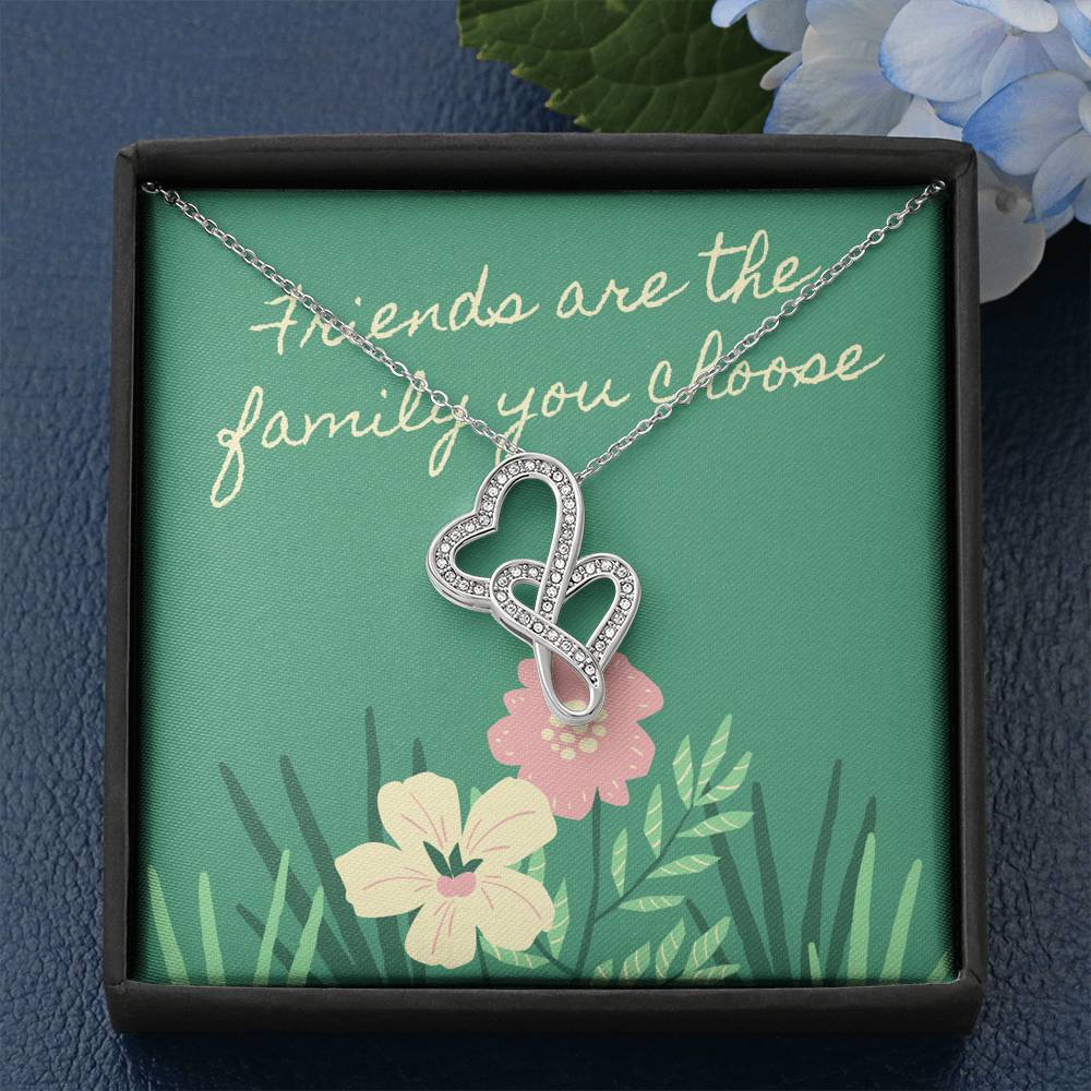 Friendship Double Heart Necklace My Gift For My Friend This Valentines Valentine Gifts For Bestfriends