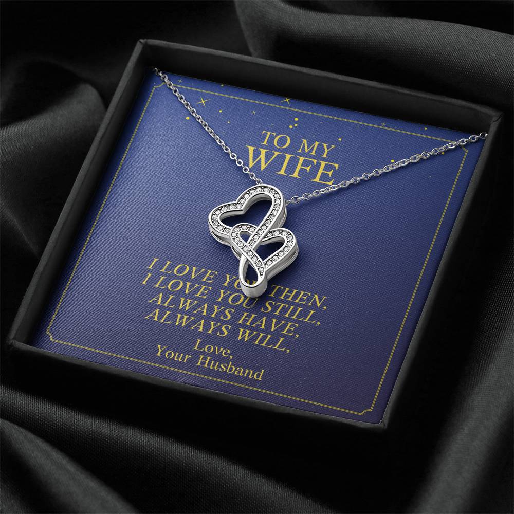 To My Wife Necklace Gift From Husband On Her Birthday Valentine's Day Anniversary Wedding Gift With The Message Card