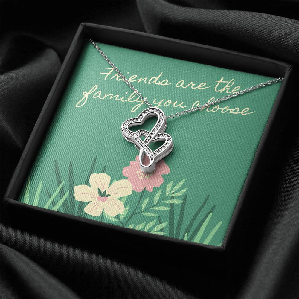 Friendship Double Heart Necklace My Gift For My Friend This Valentines Valentine Gifts For Bestfriends