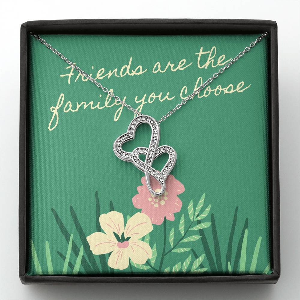 Friendship Double Heart Necklace My Gift For My Friend This Valentines Valentine Gifts For Bestfriends