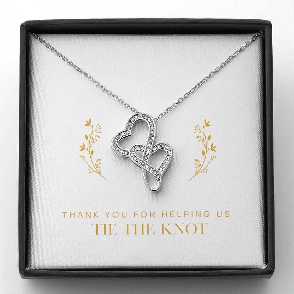 Thank You Gift Necklace To My True Friend Thanks for Support Appreciation Heart Pendent