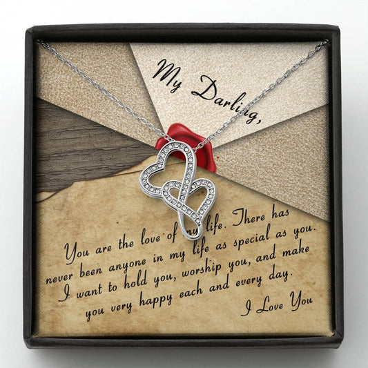 To My Wife Necklace, Wife Gift, Engagement Gifts For Fiance, Wife Jewelry, Heart Necklace, Valentines Gift