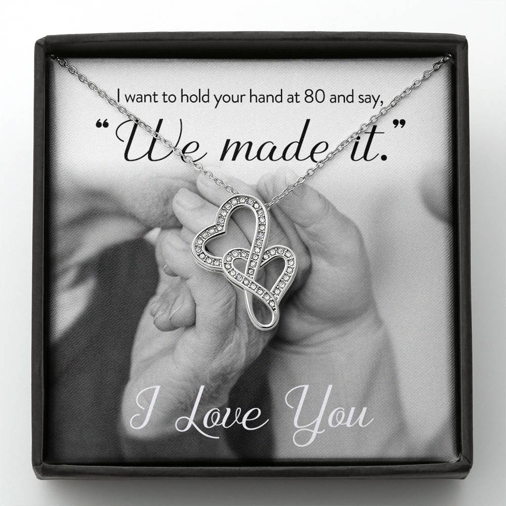 To My Wife Girlfriend Mom Mother In Law Necklace Gift From Husband Boyfriend Kids On Valentine's Day Mother's Day Birthday Wedding Gift