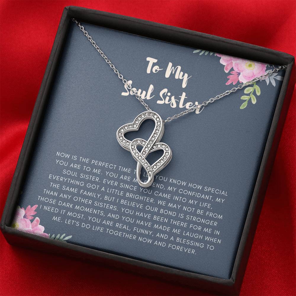 Personalized Necklace Gift For Women On Birthday Engagement Graduation Wedding Gift To My Soul Sister Best Friend Cousin