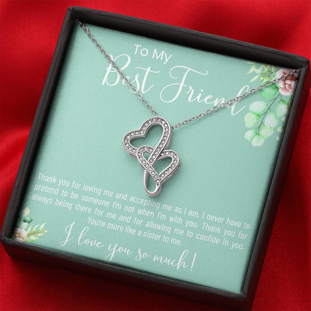 Personalized Friendship Heart Pendent To My Best Friend On Her Wedding Ceremony