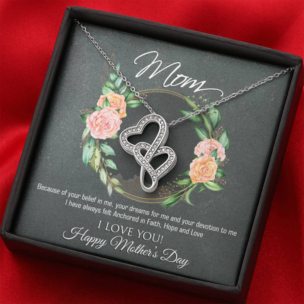 Mother Day, Heart Necklace Gift, Mother Gift, Gifts for mom, Mother Day Gifts for wife.