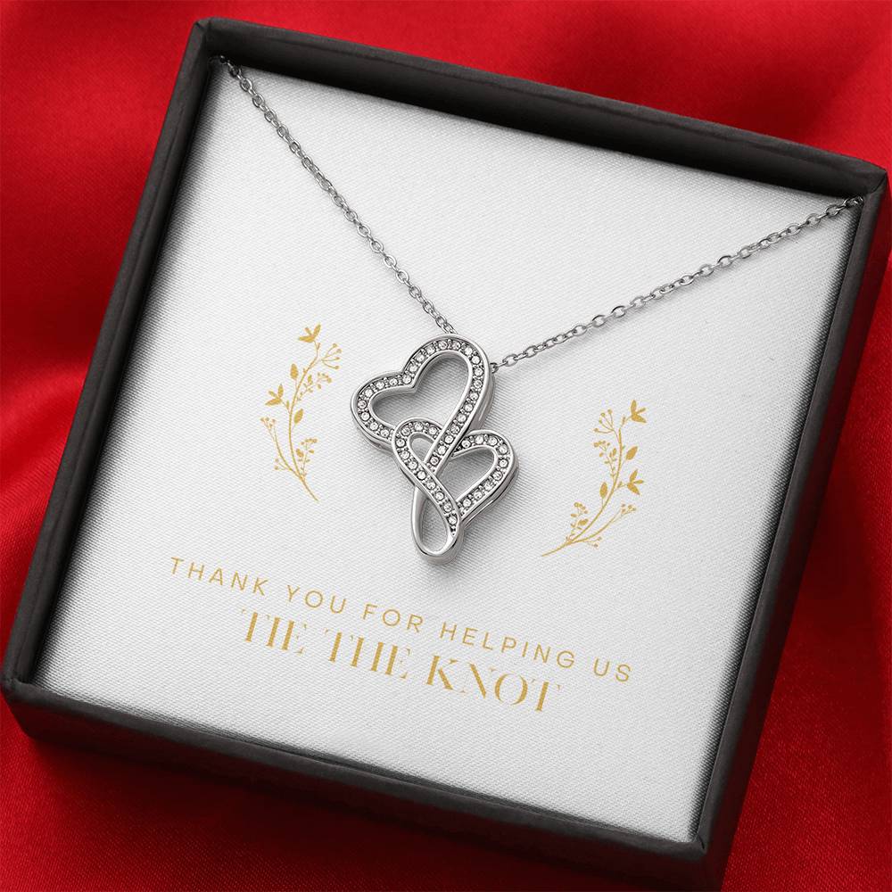 Thank You Gift Necklace To My True Friend Thanks for Support Appreciation Heart Pendent