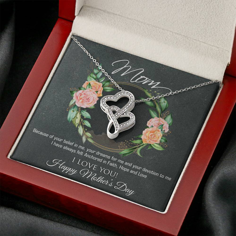 Mother Day, Heart Necklace Gift, Mother Gift, Gifts for mom, Mother Day Gifts for wife.