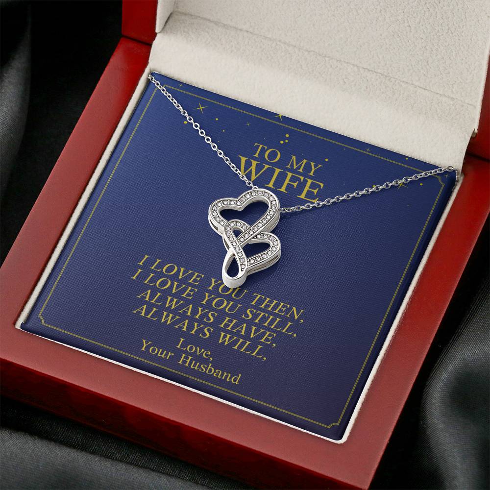 To My Wife Necklace Gift From Husband On Her Birthday Valentine's Day Anniversary Wedding Gift With The Message Card