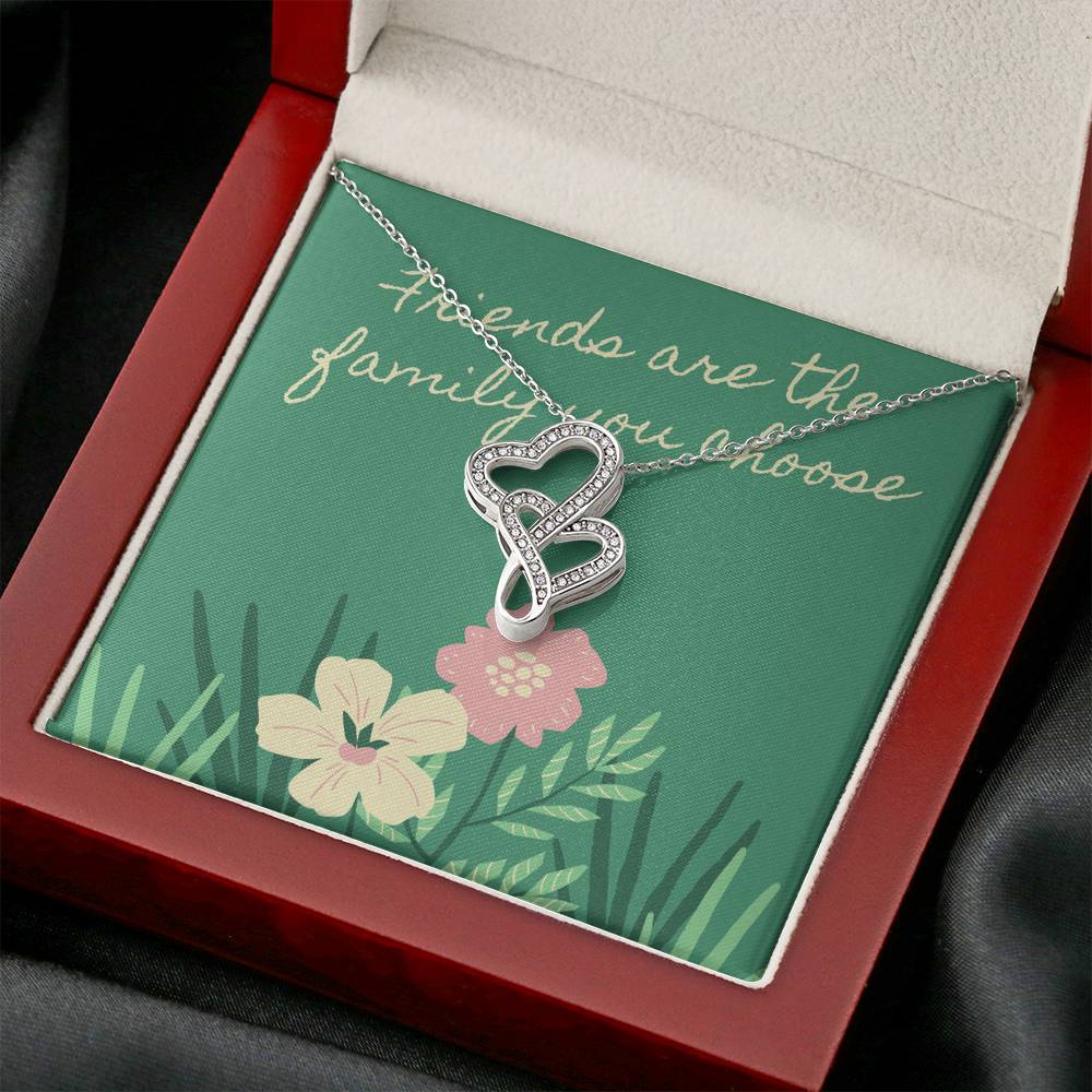 Friendship Double Heart Necklace My Gift For My Friend This Valentines Valentine Gifts For Bestfriends
