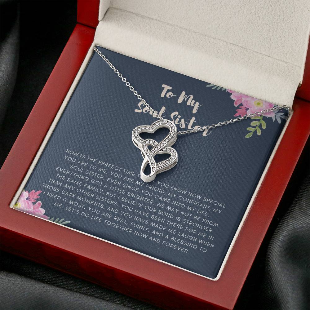 Personalized Necklace Gift For Women On Birthday Engagement Graduation Wedding Gift To My Soul Sister Best Friend Cousin