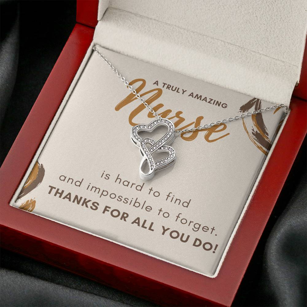 Heart Necklace Dainty Medical Pendent Gift For Nurse