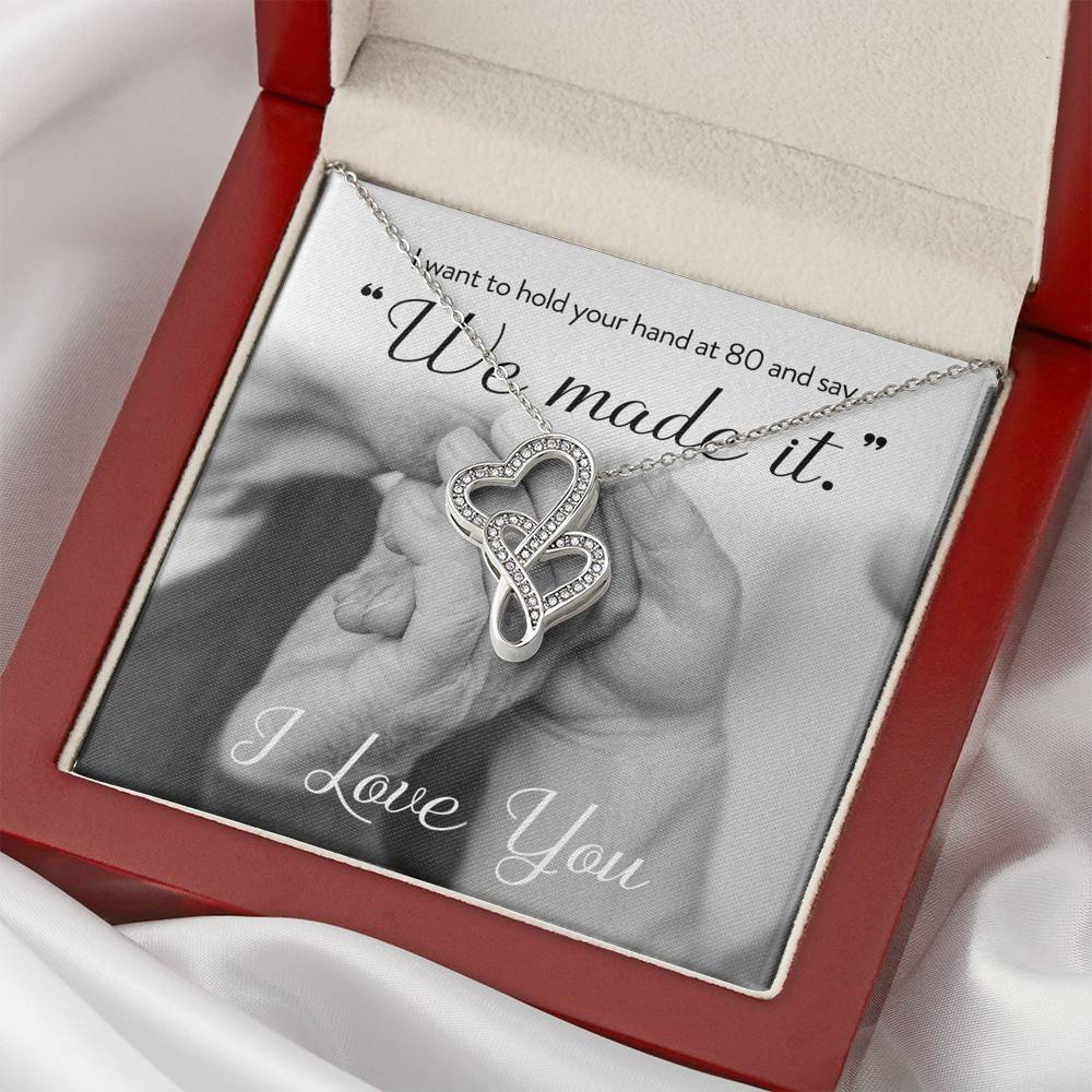 To My Wife Girlfriend Mom Mother In Law Necklace Gift From Husband Boyfriend Kids On Valentine's Day Mother's Day Birthday Wedding Gift