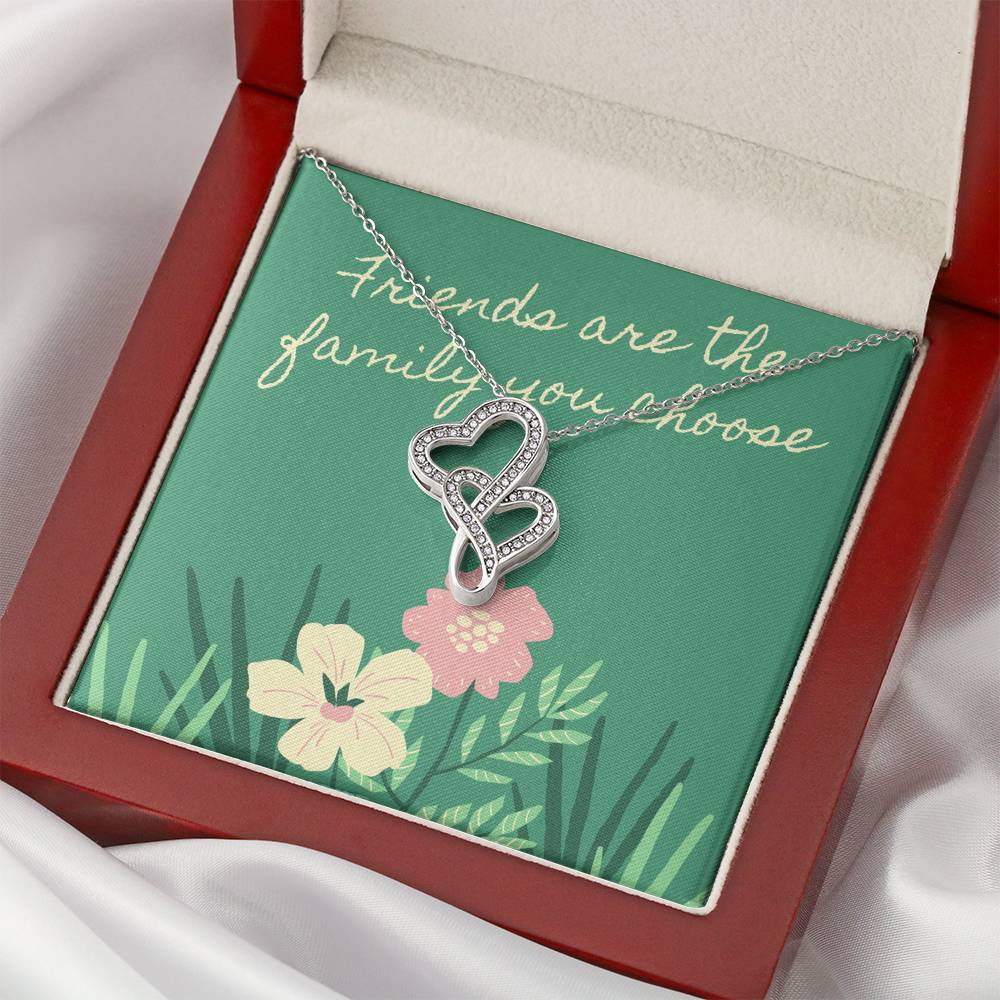 Friendship Double Heart Necklace My Gift For My Friend This Valentines Valentine Gifts For Bestfriends