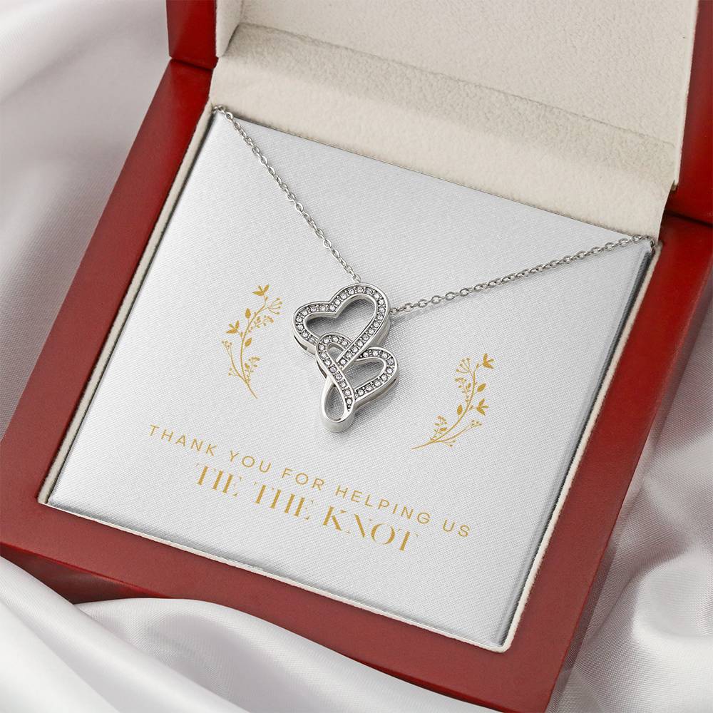 Thank You Gift Necklace To My True Friend Thanks for Support Appreciation Heart Pendent