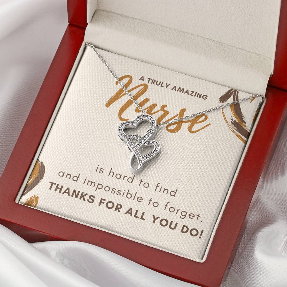 Heart Necklace Dainty Medical Pendent Gift For Nurse