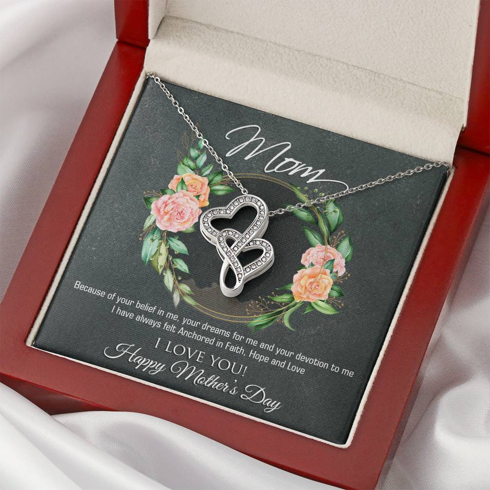 Mother Day, Heart Necklace Gift, Mother Gift, Gifts for mom, Mother Day Gifts for wife.
