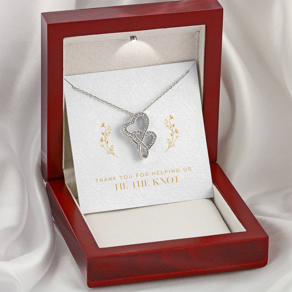 Thank You Gift Necklace To My True Friend Thanks for Support Appreciation Heart Pendent