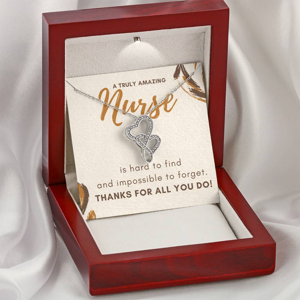 Heart Necklace Dainty Medical Pendent Gift For Nurse