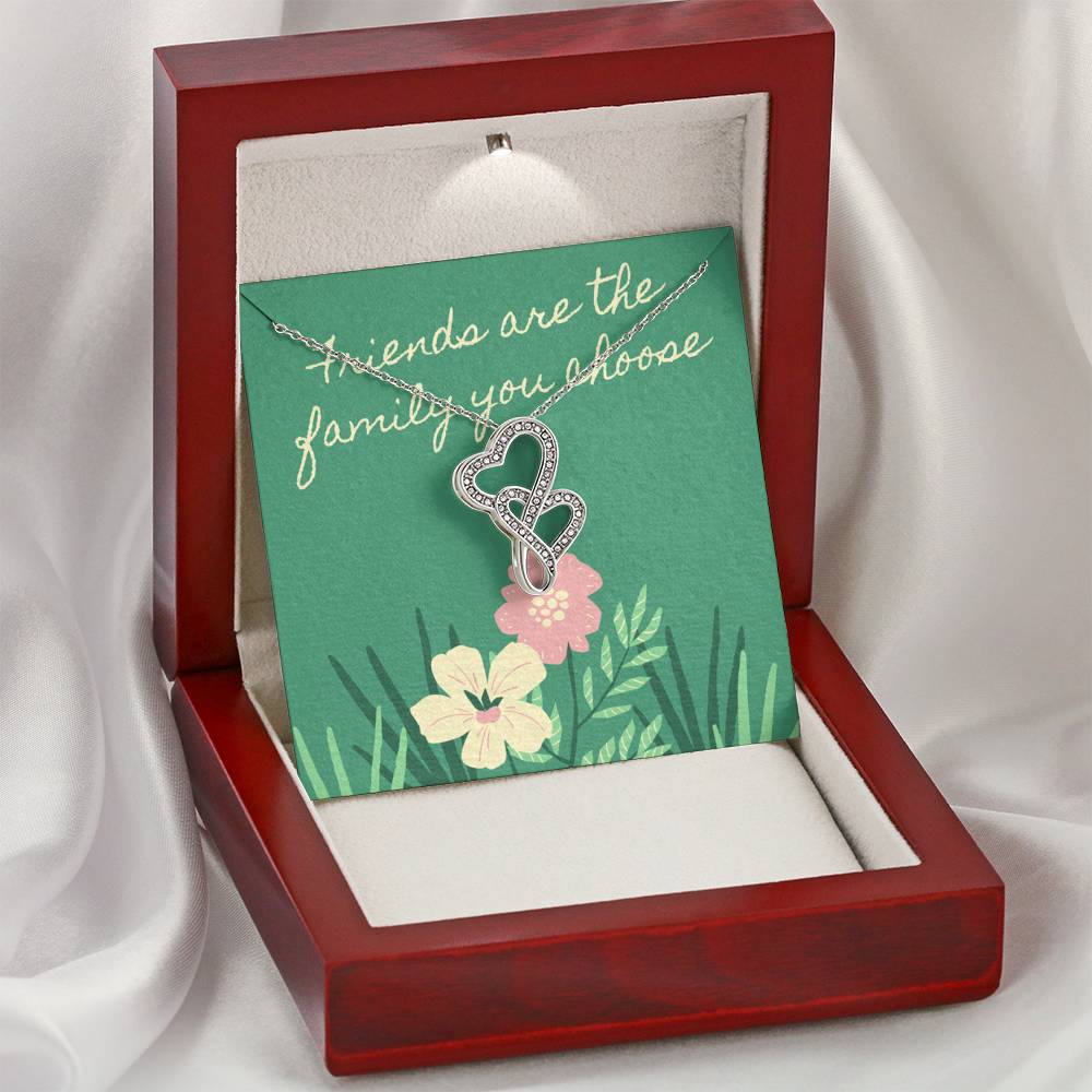 Friendship Double Heart Necklace My Gift For My Friend This Valentines Valentine Gifts For Bestfriends