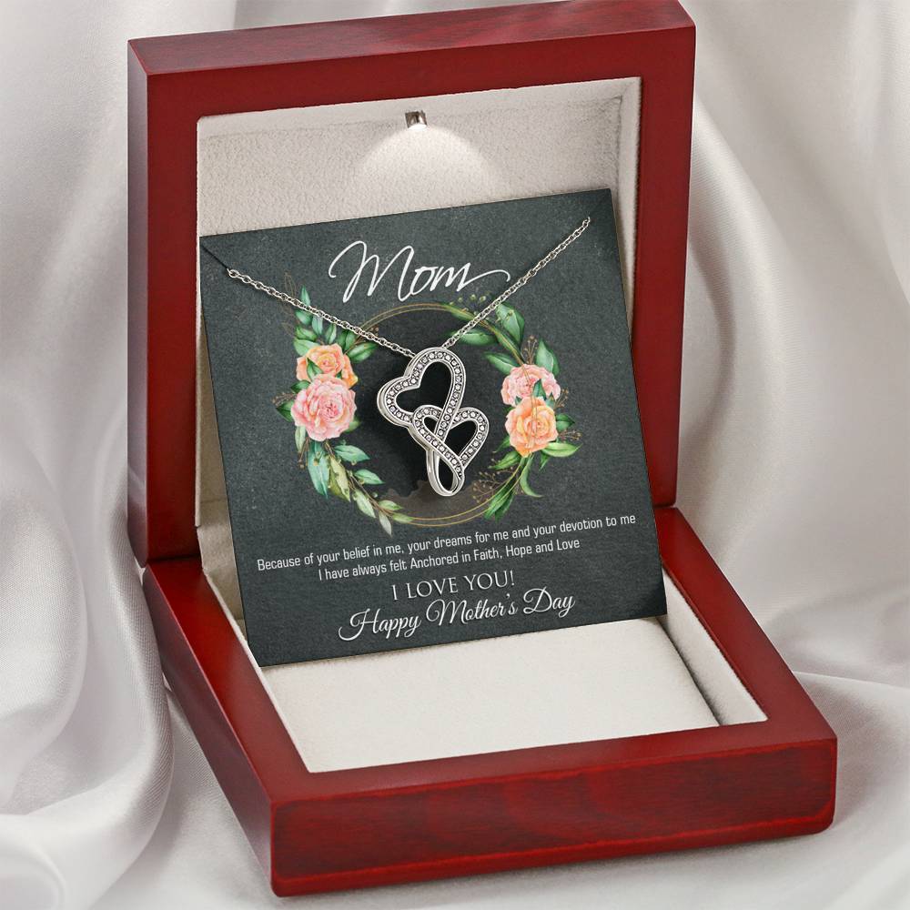 Mother Day, Heart Necklace Gift, Mother Gift, Gifts for mom, Mother Day Gifts for wife.