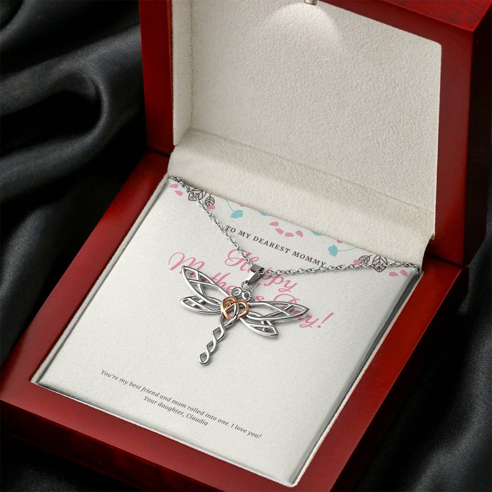 Mom Necklace Mothers Day Card, Stepmother Necklace, Stepmother Necklace, Mothers Day Gift From Husband, Jewelry Gift for My Second Mom, Mom Jewelry Gift,