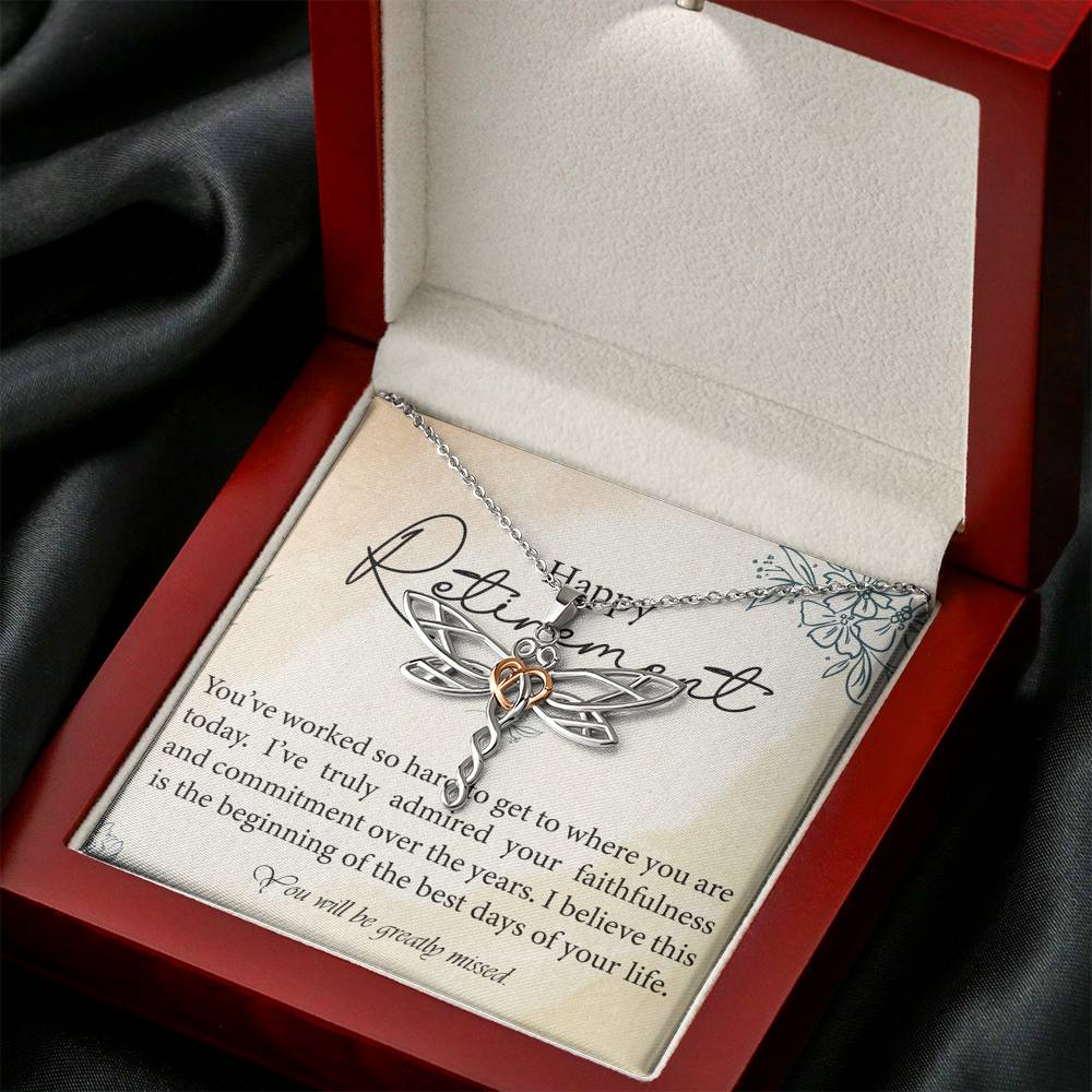 Retirement Day Necklace Gift To My Boss On Her Retirement Ceremony