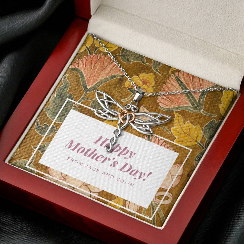 Personalized Necklace Gift To My Mother In Law Grand Mother Mommy Mother's Day Birthday Appreciation Gift With The Message Card