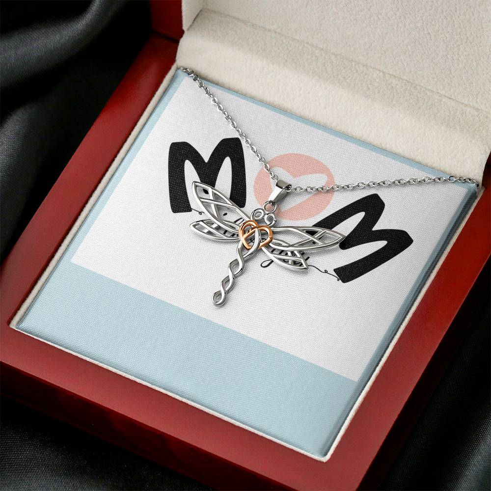 Step Mom Gift Bonus Mom Necklace, Present for Stepmom for Mother's Day, Christmas, Birthday, Double Circles