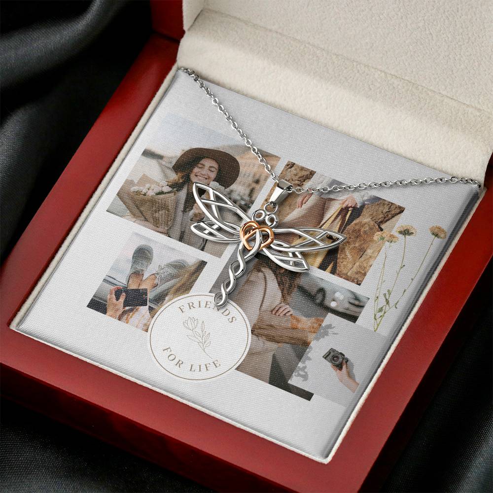 Necklace Gift To My Friend Forever Friendship Spiritual Pendent Gift From Friend Sister Cousin On Birthday Graduation Wedding Gift With The Message Card